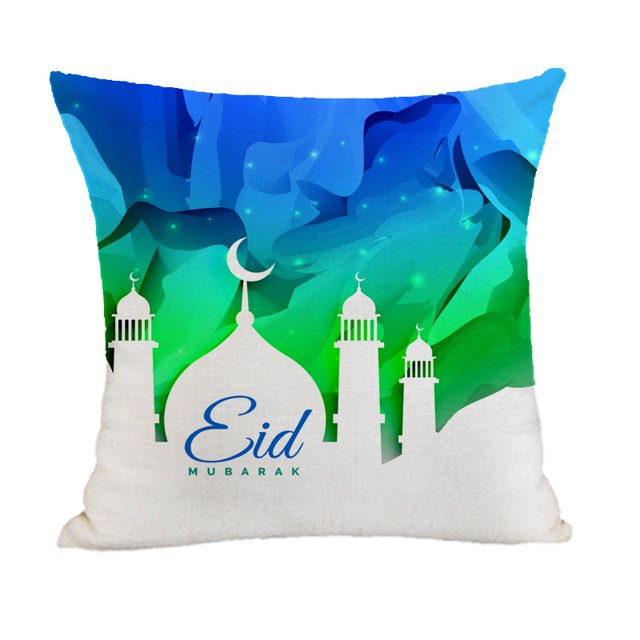 2 Pcs Housse de Coussin Design Festival de Ramadan 18"x18 Pouces Mystère 33