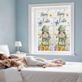 thumbnail image 4 of Spring Easter Window Privacy Film, Watercolor Floral Rabbits Eggs Butterflies Wood Static Cling UV Sun Blocking Tint Film Heat Control Windows Films for Bedroom Bathroom, Window Stickers 17.7"x39.3", 4 of 8