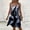 Black, variant on QUNYINEY Casual Sundresses for Women Beach Tie Dye Midi A Line Sleeveless Tank Dress Summer Casual Loose Fit Pleated Crew Neck Dresses