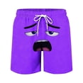 thumbnail image 4 of Swim Trunks for Boys Toddler Solid Color Print Breathable Pocket Shorts 1Pc, 4 of 7