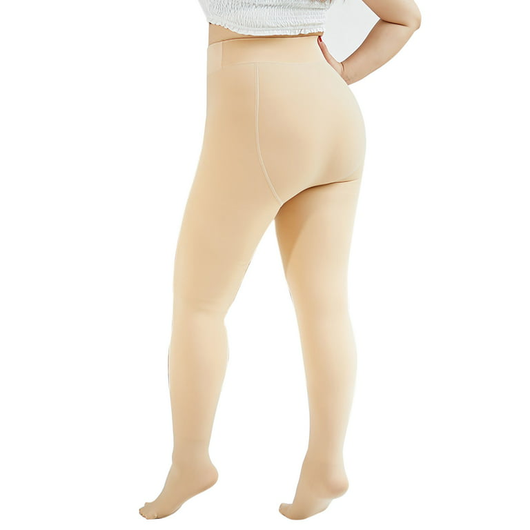 ZIZOCWA Flesh Colored Leggings Clothes for Women for Work Women'S Solid  Color Large Size Bottoming Pantyhose Double Line File With Foot Model 200G  Thin Casual Pants for Women Cotton 