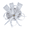 lotus root starch, variant on JINXI Floral Fascinator Headpiece with Feather Mesh Design, Polyester