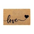 thumbnail image 1 of Love Heart Welcome Premium Coir Doormat, 1 of 2