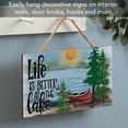 thumbnail image 5 of CounterArt "Life Is Better" Hanging Wood Wall Sign, 5 of 7