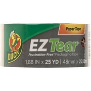 Duck Brand EZ Tear 1.88 in. x 25 yd. Tan Paper Tape