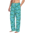thumbnail image 2 of Balery Beautiful Seashells print Men's Pajama Pants,Ultra Lightweight Pjs,Lounge Pant-Medium, 2 of 9
