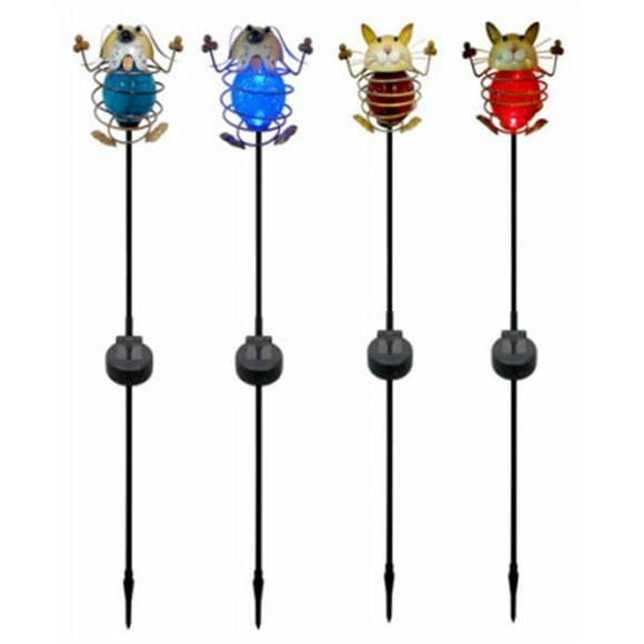 Headwind Consumer Products 241579 Four Seasons Solar Spiral Animal Stake Light, 6 Piece