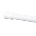 thumbnail image 3 of Mainstays Adjustable Tension Shower Curtain Rod, 44” - 72", Easy to Install, No Drilling, White, 3 of 9