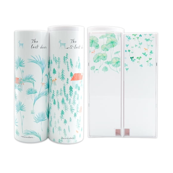NBX Pencil Cases Multifunctional Standing Pencil Case Organizer Double Layer Cylindrical Cute Pen Bag Holder