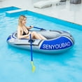 thumbnail image 5 of PVC Canoe 1-Person Inflatable Boat Set Kayak Set with Paddle and Air Pump, 5 of 8