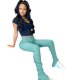 thumbnail image 1 of Pantalones deportivos con microcuernos divididos y plisados de tela de sudadera de color sólido para mujer de Europa y América, 1 of 5
