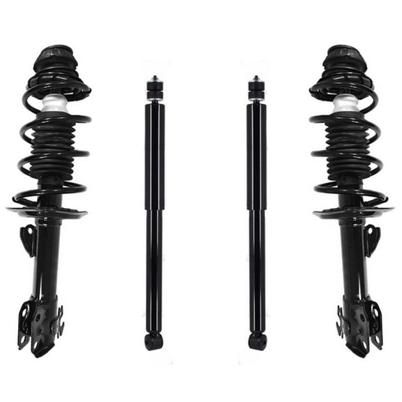Front Complete Struts W/ Coil Spring & Rear Shocks For Toyota Yaris 2006-2014