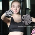 thumbnail image 5 of LJNYFDC Wear-resistant Gloves Half Finger Workout Gloves 1 Pair Breathable Wear Resistant Full Protection Non Slip Ideal for Weightlifting and Exercise, 5 of 5