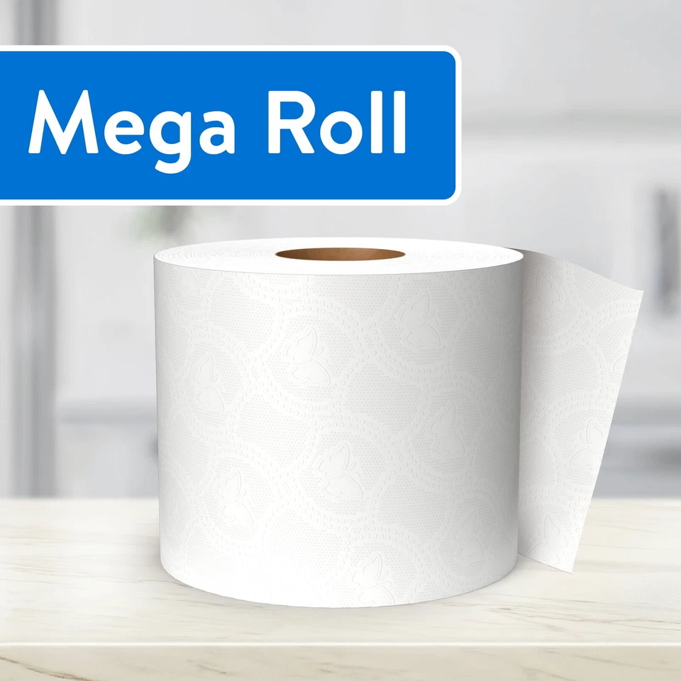 Soft & Strong Premium Toilet Paper 12 Mega Rolls 380 2-Ply Sheet Per Roll Us