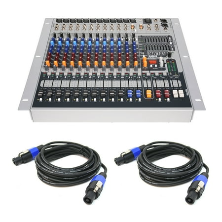 Peavey XR 1212 Pro Audio DJ Console 12 Channel Powered Mixer 1200W Amp & (Best 12 Channel Mixer)