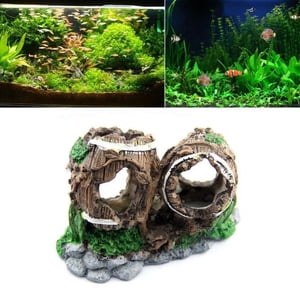 TIMIFIS Décorations de réservoir de poisson Aquarium de réservoir d'ornement Wreck Voile bateau Sunk Navire Détruire Décor Aquarium - Été
