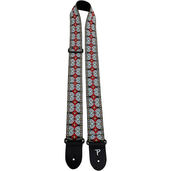 Perri's Premium Jacquard Guitar Strap Stained Glass 2 in.