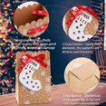 thumbnail image 3 of Bolsa De Regalo De Papel, Cajas De Papel Navideñas, Bolsas De Regalo Navideñas De Papel Kraft, Bolsas De Regalo Con 24 Etiquetas Y Cintas Navideñas Blancas, Bolsas De Regalo Kraft Para Dulces C, 3 of 5