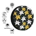 thumbnail image 4 of Sikiie Lilies Flowers PVC Leather Spare Tire Wheel Cover Spare Tire Cover, for Car Truck SUV Camper Trailer Universal Fit(14-17in)-17 inch, 4 of 6
