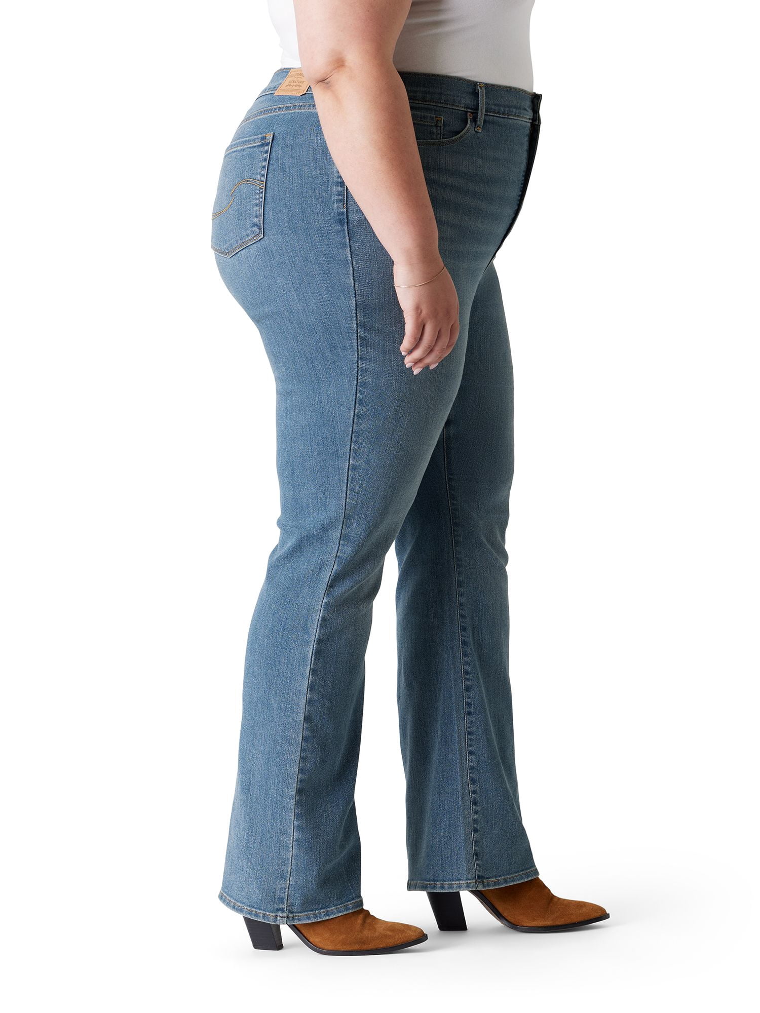 Levi Strauss Signature Women's and Women's Plus High Rise Bootcut Jeans