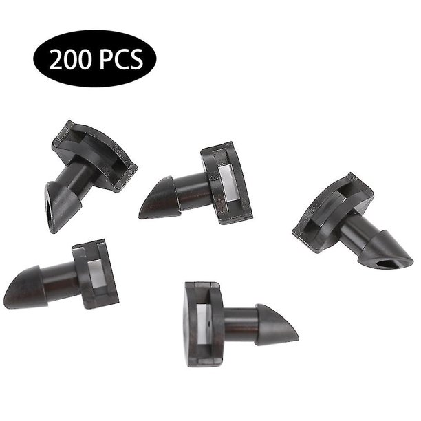200Pcs 360 Degree Drip Irrigation Nozzles Micro Refraction Sprinkler Garden Irrigation Watering Nozzles