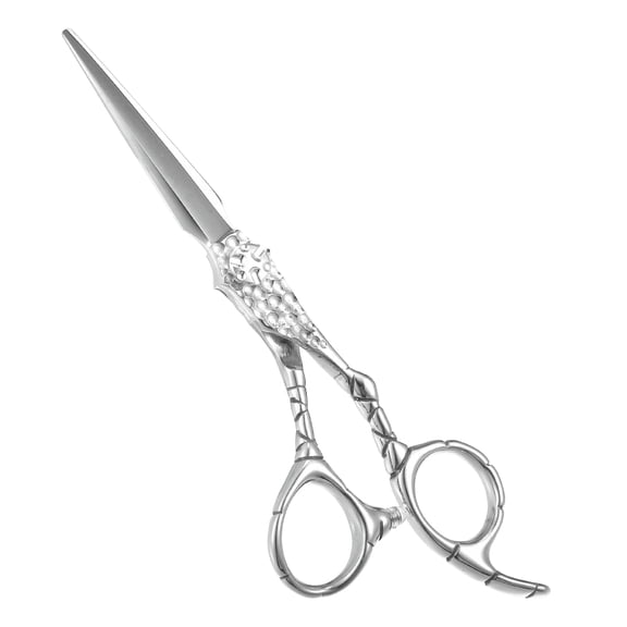 Unique Bargains Hair Cutting Scissors Stainless Steel Razor 6.9Inches Long Silver Tone