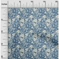 thumbnail image 2 of oneOone Cotton Cambric Blue Fabric Tropical Fabric For Sewing Printed Craft Fabric By The Yard 56 Inch Wide, 2 of 5