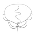 thumbnail image 1 of Minnieouse Boho cristal ceja cabeza cadena gota de agua diamantes de imitación moda accesorios para el cabello colgante diadema boda señoras Accesorio para el cabello Plateado Minnieouse AP017754-02, 1 of 6