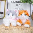 thumbnail image 5 of Birthday Gifts Cartoon Sofa Cushion Home Decoration Kitten Pillow Sleep Toy Stuffed Animal Plush Pillow Simulation Cat Plush Toy Cat Stuffed Toys Cat Plush Doll 40CM D, 5 of 8