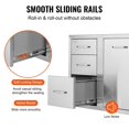 thumbnail image 6 of Outdoor Kitchen Combo, 29.5W Door, Triple Drawers, Propane Storage, Garbage Ring, for BBQ Island, 6 of 11