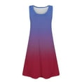 thumbnail image 6 of XXWXYD Girls Cotton Jumper 𝖲undress | Sleeveless Summer Beach Dress with Pockets | Soft Stretchy Midi Swing Dress for Toddler Outdoor Play Kindergarten Casual Outfit, 6 of 6