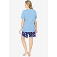 thumbnail image 2 of Dreams & Co. Plus Size Knit Pj Short Set, 2 of 6