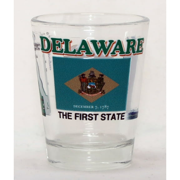 Delaware The First State All-American Collection Shot Glass
