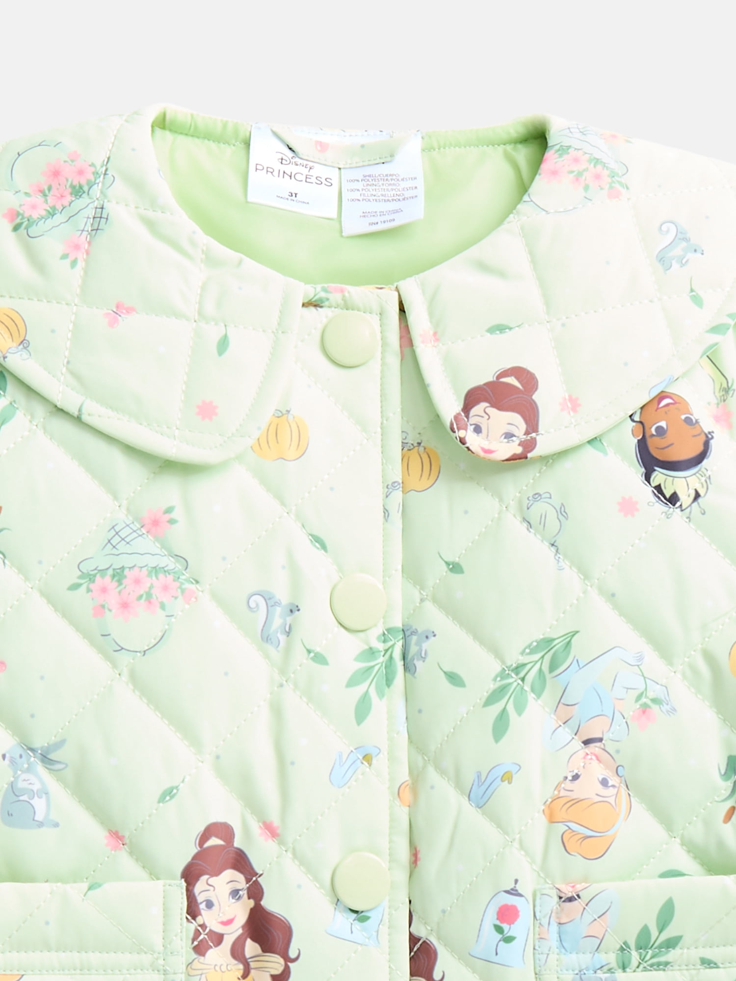 Disney Princess Toddler Girls Barn Jacket, Sizes 2T-5T