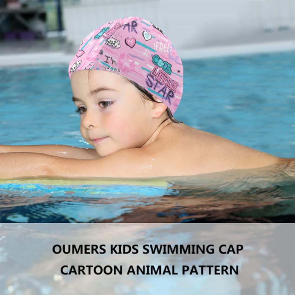 Pretty Doodle Swimming Caps 
