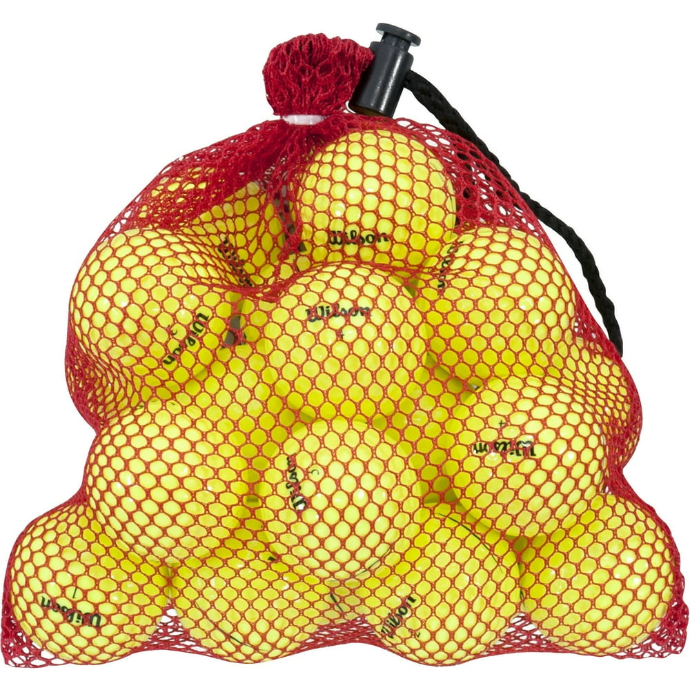 Wilson Golf Balls with Mesh Bag, Yellow, 24 Pack