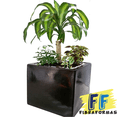 thumbnail image 4 of Maceta de Fibra de Vidrio FibraFormas Mod. Cubo 40cm Chocolate, 4 of 6