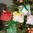 thumbnail image 4 of 25Pack Small Christmas Gift Bags,5.1 * 4.5 * 2.2 Inches Xmas Gift Bags,Christmas Goodie Bag with Ribbon,Christmas Candy Bags,Mini Christmas Bags for Gifts,Christmas Decor (Mix Color), 4 of 7