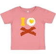 thumbnail image 3 of Inktastic I Love Bacon and Eggs Boys or Girls Baby T-Shirt, 3 of 5