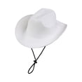 thumbnail image 5 of LILIYA Packable Western Cowboy Hat for Women and Men, Lightweight Travel Hats with Adjustable Fit, Wide Brim Sun Protection Headwear for Camping Hiking and Holiday Trips, 5 of 5