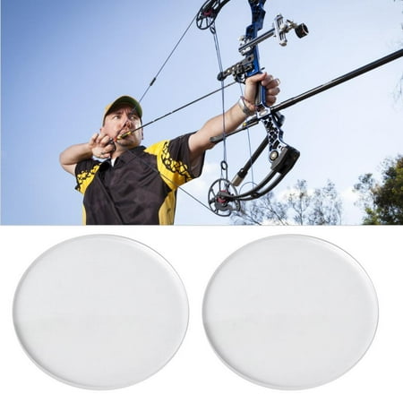 YLSHRF Archery Resin Lens, 6 Times Sight Lens,Archery Compound Bow AV31 Sight Lens 6 / 8 Times Magnifying Glass Hunting Shooting