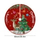 thumbnail image 3 of CaiYueKe Christmas Tree Skirt 35.4 Inch Red Snowman Pattern Festive Xmas Mat, Merry Christmas Print Holiday Party Home Decor for Tree Base Cover, Christmas Decoration for Family Gatherings, 3 of 7