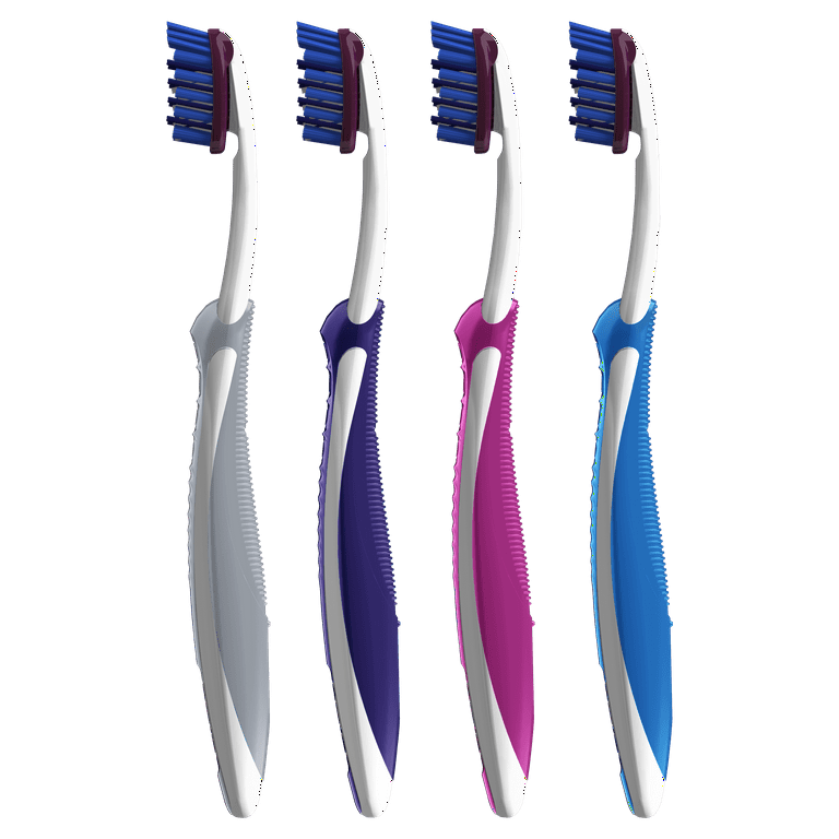Oral-B Pro Whitening Toothbrushes, Soft, 4 Count, for Adults