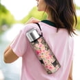 thumbnail image 6 of 20 Oz Yorkie Dog and Flower Florals Coffee Tumbler Double Wall Insulated Stainless Steel Water Bottle | Metal Reusable Thermoses Flask with Cup Cap | Leak & Sweat Proof with Anti-Dust Lid, 6 of 7