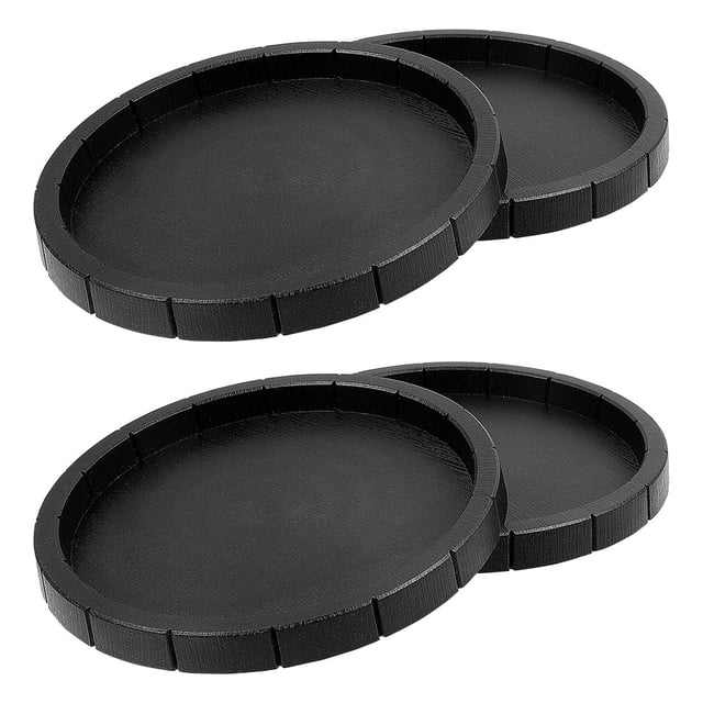 KAKOWELY 4Ud Comederos Plásticos Negros Para Y Reptiles Fácil Limpieza