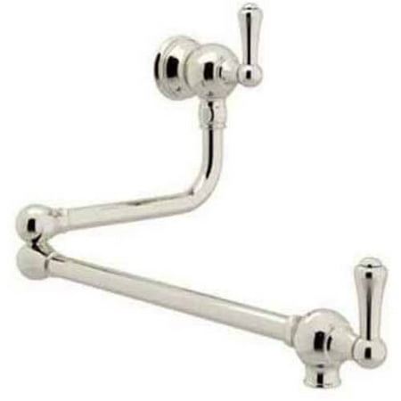 Rohl U4799 Perrin and Rowe Wall Mounted Pot Filler, Available in Various Colors