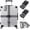 Gray, variant on 2-Sets Luggage Straps TSA Approved, Travel for Suitcase Tags Set, Adjustable Belt [Rose Red]