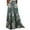 #005-Green, variant on Xyxonk Women's Flowy Elastic Long Maxi Skirt High Waist Tie Bohemian Print Skirts Bohemian Pleated Vocation Skirt with Pockets Army Green XL