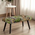 thumbnail image 4 of XYZCANDO Breathable Dining Bench Covers for Living Room Bedroom, Polyester Spandex Machine Washable Bench Slipcovers with Stretch, 4 of 9