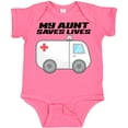 thumbnail image 3 of Inktastic My Aunt Saves Lives Ambulance Boys or Girls Baby Bodysuit, 3 of 5